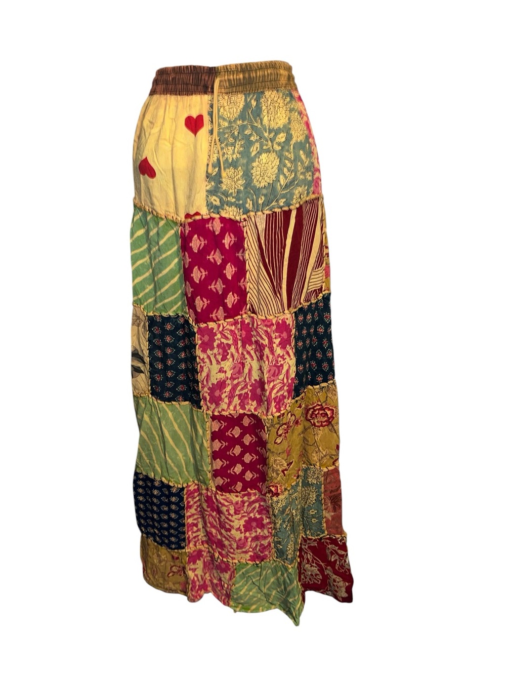Patchwork Maxi Skirt - Multicolor - Picture 4 of 8